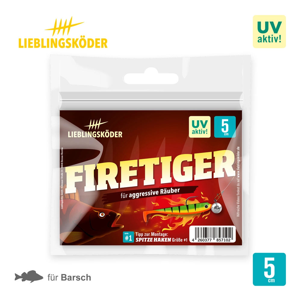 Lieblingsköder Firetiger 5 Cm 4 Lieblingsköder Firetiger 5 Cm - Afbeelding 2