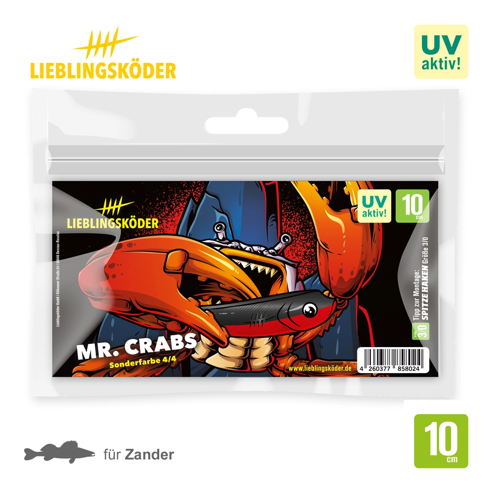 Lieblingsköder MR Crabs 10 Cm 4 Lieblingsköder MR Crabs 10 Cm - Afbeelding 2