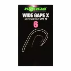 Korda Wide Gape X Haak Maat 6