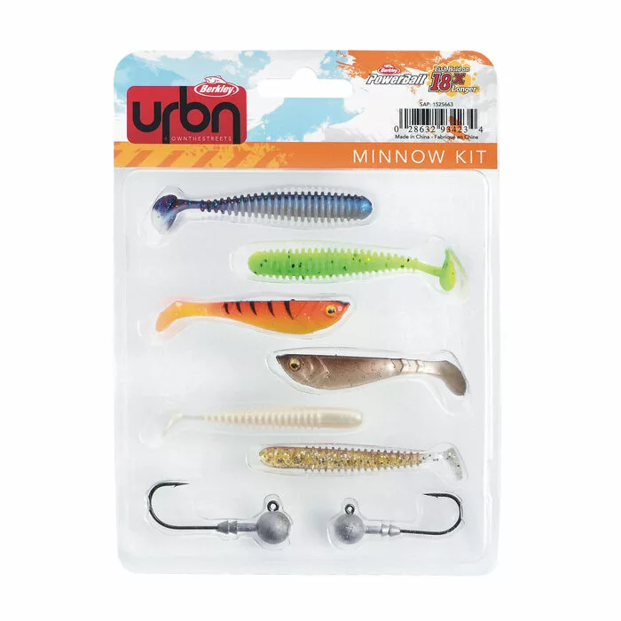 Berkley Urbn Minnow Kit 3 Berkley Urbn Minnow Kit